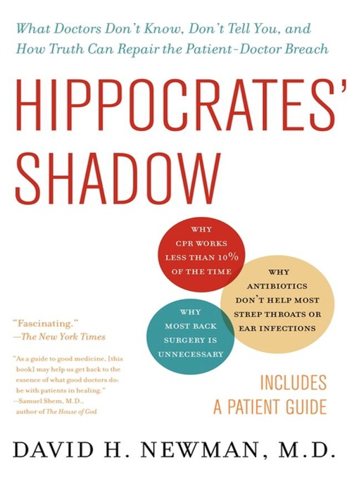 Title details for Hippocrates' Shadow by David H. Newman - Wait list